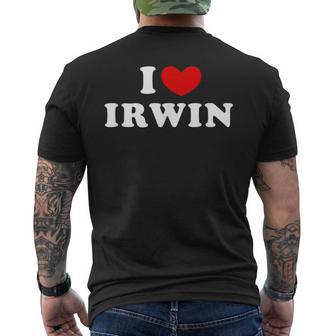I Love Irwin I Love Irwin Men's T-shirt Back Print - Thegiftio UK