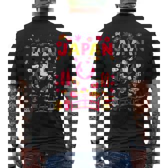 I Love Japan Folklore Nature & Culture Japan Graphic メンズTシャツ バックプリント - Kawaiitshirt