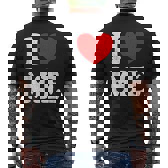 I Love Me シャツ Y2k ジョーク I Heart Me Love Myself Maine メンズTシャツ バックプリント - Kawaiitshirt