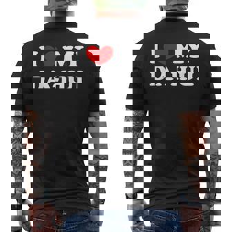 I Love My Da-Hui 私はダフイを愛しています メンズTシャツ バックプリント - Kawaiitshirt
