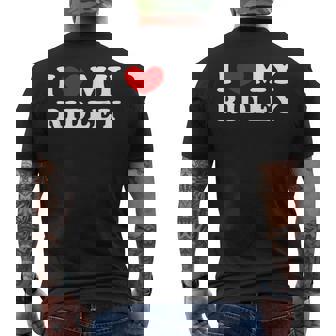 I Love My Ridley アイ・ラブ・マイ・リドリー メンズTシャツ バックプリント - Kawaiitshirt