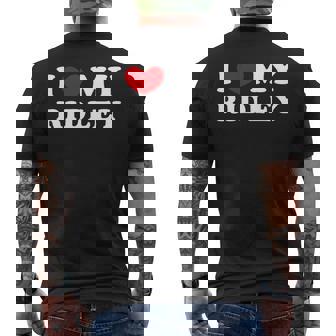 I Love My Ridley アイ・ラブ・マイ・リドリー 長袖tシャツ メンズTシャツ バックプリント - Kawaiitshirt