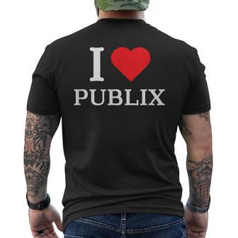 I Love Publix Quote Men's T-shirt Back Print - Thegiftio UK
