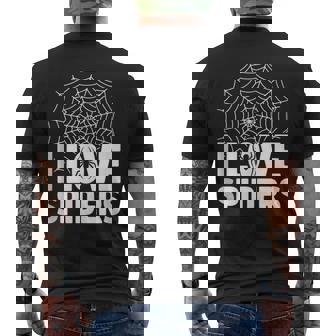 I Love Spiders Spider Web Fan Tank Top Men's Back Print T-Shirt | Mazezy