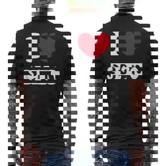 I Loveeto アイラブ瀬戸 メンズTシャツ バックプリント - Kawaiitshirt