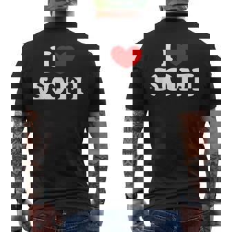 I Loveofi 私は愛するofi メンズTシャツ バックプリント - Kawaiitshirt