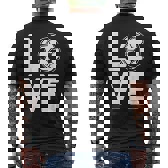 Loveoocer 愛を言うサッカー メンズTシャツ バックプリント - Kawaiitshirt