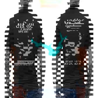 Lums Pond Delaware Men's Back Print T-Shirt | Mazezy