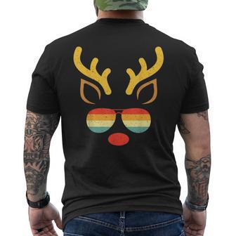 Lunettes Deoleil Rétro Motif Renne Coucher Deoleil Pour Noël T-shirt imprimé au dos - Cadeauxyz