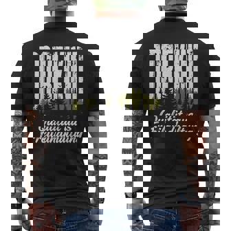 Lustige Dorfkindprüche Für Landwirte & Landleben T-Shirt mit Rückendruck - Seseable