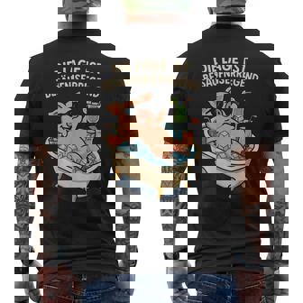 Lustige Party Gadgets Lage Ist Besäufniserregendchwein T-Shirt mit Rückendruck - Seseable