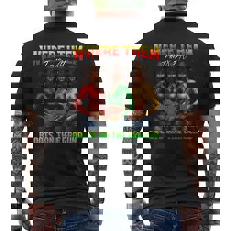 Where Them Fans At Boots On The Ground Black Cowgirl Western Men's T-shirt Back Print - Monsterry