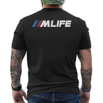 M-Life Car Enthusiast Men's T-shirt Back Print - Thegiftio UK