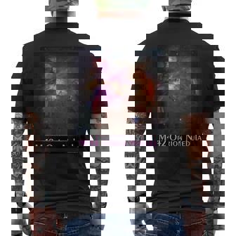 M42 オリオン星雲天文シャツ メンズTシャツ バックプリント - Kawaiitshirt