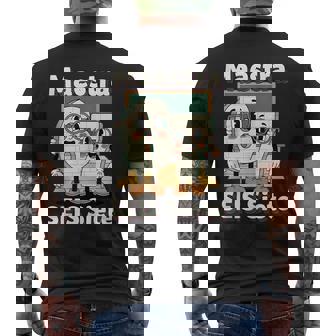 Maestra 67 Six Seven Spanish Teachers Students SEIS Siete Tank Top Men's Back Print T-Shirt | Mazezy