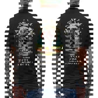 Maggie Valley North Carolina NC Blue Ridge Hiking Bear Men's Back Print T-Shirt | Mazezy