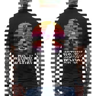 Magnet Fishing Enthusiast Water Treasure Adventure Apparel Men's Back Print T-Shirt | Mazezy