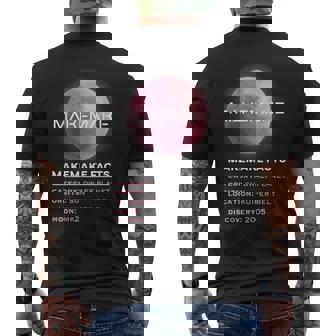 Makemake Facts 準惑星宇宙天文学愛好家 メンズTシャツ バックプリント - Kawaiitshirt