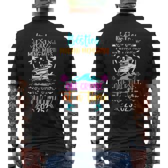 Making Memories Besties Cruise Trip 2025 Best Friend Cruise Men's T-shirt Back Print | Mazezy