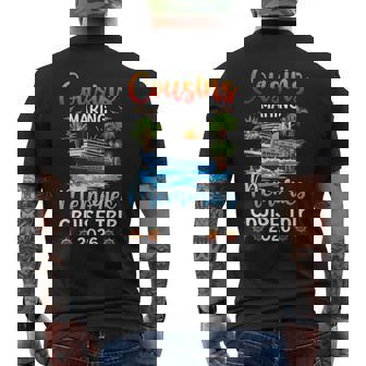 Making Memories Cousins Cruise Trip 2026 Cousins Cruising Men's T-shirt Back Print - Thegiftio