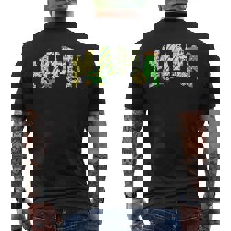 Mama Of The Birthday Boy Tractors Farm Trucks Family Party Men's Back Print T-Shirt | Mazezy