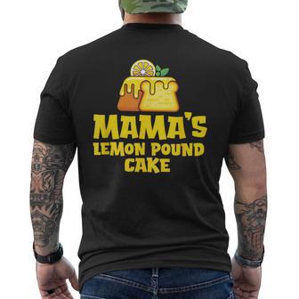 Mama's Lemon Pound Cake Cool Food Lovers Men's T-shirt Back Print | Seseable FR