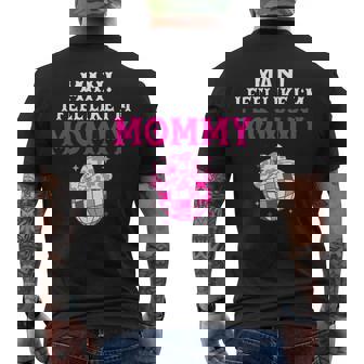 Man I Feel Like I'm Mommy Birthday Cowgirl Matching Family Men's T-shirt Back Print - Thegiftio