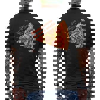 Mangiatela Tu Una Mela Pizza Pepperoni Divertente T-shirt da uomo con stampa posteriore - Novitaregali