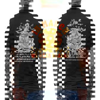 In March We Wear Orange Developmental Disability Awareness Men's T-shirt Back Print - Thegiftio