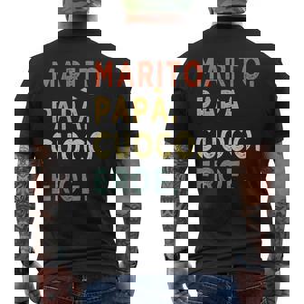 Marito Papà Cuoco Eroe Festa Del Papà T-shirt da uomo con stampa posteriore - Novitaregali