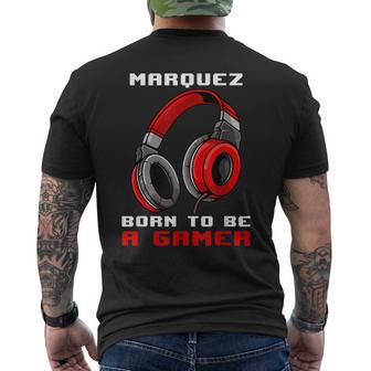 Marquez Born To Be A Gamer Personalizado Camiseta Hombre Estampado Espalda - Regaloses