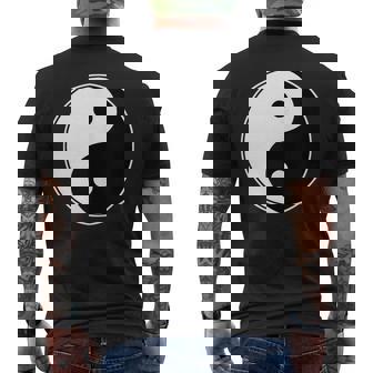 Martial Arts Tai Chi Qi Gong Tao Sign Symbol Yin And Yang Tank Top Men's Back Print T-Shirt | Mazezy