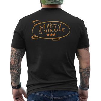 Marty Orange Blimp Dream Big Men's T-shirt Back Print - Thegiftio UK