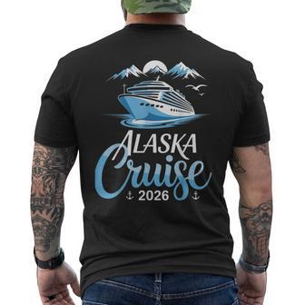Matching Family Friends And Group Alaskan Alaska Cruise 2026 Men's T-shirt Back Print - Thegiftio UK