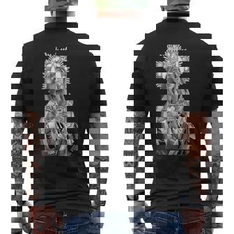 Mater Dolorosa 悲しみの聖母 聖母マリア カトリック メンズTシャツ バックプリント - Kawaiitshirt
