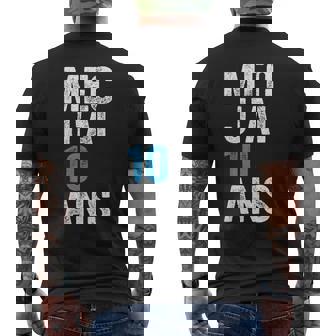 Mec J'ai 10 Ans 10E Anniversaire Cadeau 10E Anniversaire T-shirt imprimé au dos - Cadeauxyz