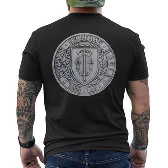 Médaillon Avec Blason Familial Deainte Jeanne D'arc T-shirt imprimé au dos - Cadeauxyz
