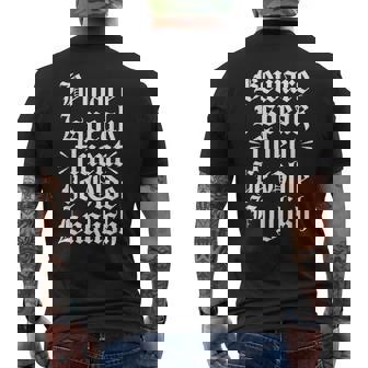 Medieval Reenactment Historical Combat And Knight Roleplay Men's Back Print T-Shirt | Mazezy