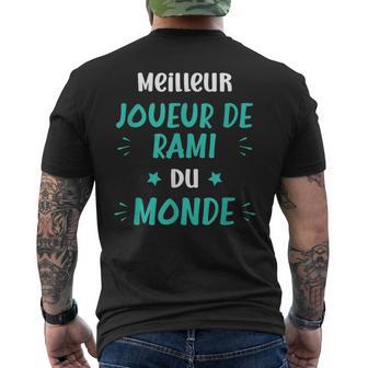 Meilleur Joueur De Rami Du Monde T-shirt imprimé au dos - Cadeauxyz