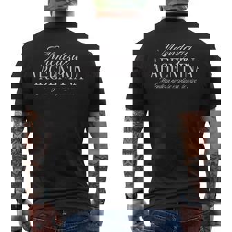 Mendoza Argentina Graniajeacaciones Regalo Diseño Camiseta Hombre Estampado Espalda - Regaloses