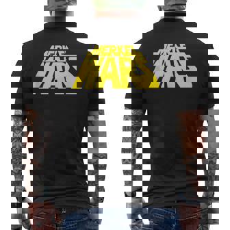 Merkel Wars Anti Angela Merkel Politics Germany Mutti Tank Top Men's Back Print T-Shirt | Mazezy