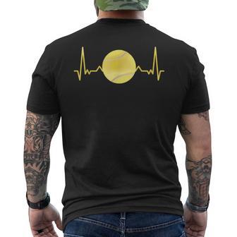Mi Corazón Late Por Jugar Al Tenis Jugador De Tenis Camiseta Hombre Estampado Espalda - Regaloses