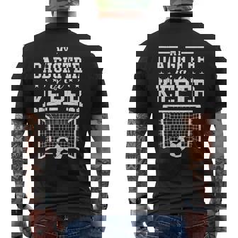 Mi Hija Es Portera Papá Mamá Papá Camiseta Hombre Estampado Espalda - Regaloses