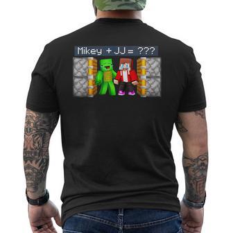 Mikey Jj Question Men's T-shirt Back Print - Thegiftio UK