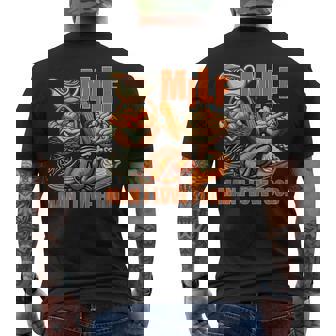 Milf Man I Love Food Autumn Thanksgiving Tank Top Men's Back Print T-Shirt - Monsterry