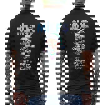 Milfs Milk I Leave For Santa Cute Elf Xmas Humor Tank Top Men's Back Print T-Shirt - Monsterry