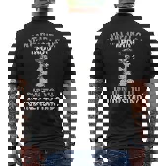 Mini Schnauzer Dog Arooo Miniature Schnauzer Men's T-shirt Back Print - Thegiftio