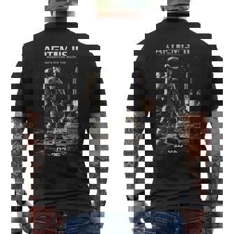 Mission To The Moon Artemis 2026 Rocket Astronaut Artemis 2 Men's T-shirt Back Print - Monsterry