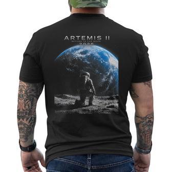 Mission To The Moon Astronaut Artemis 2026 Rocket Artemis 2 Men's T-shirt Back Print | Seseable CA