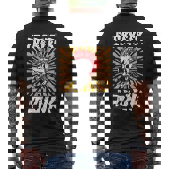 Mohawk Punk Rocker T-shirt imprimé au dos - Cadeauxyz